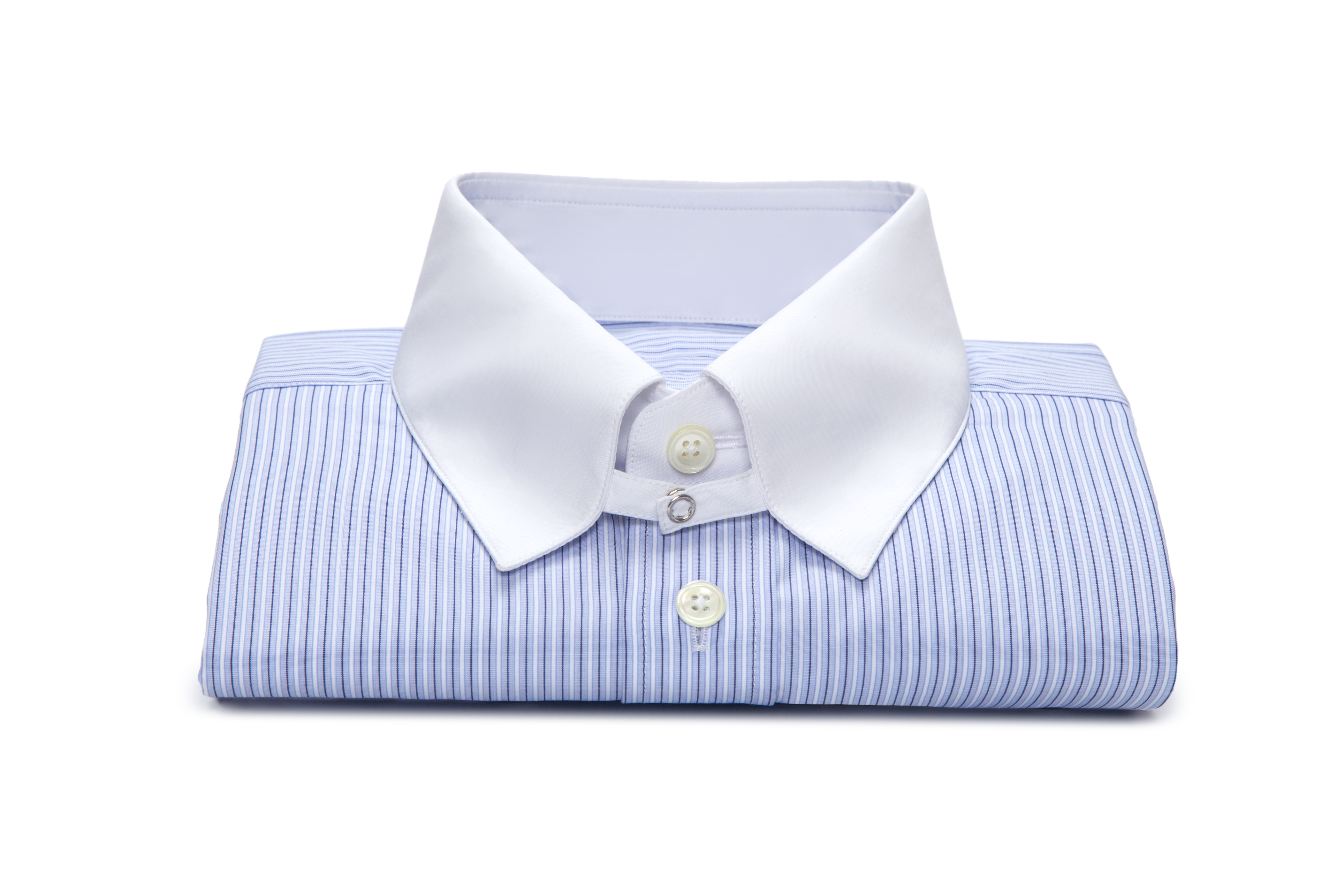 Strap Collar Dress Shirt